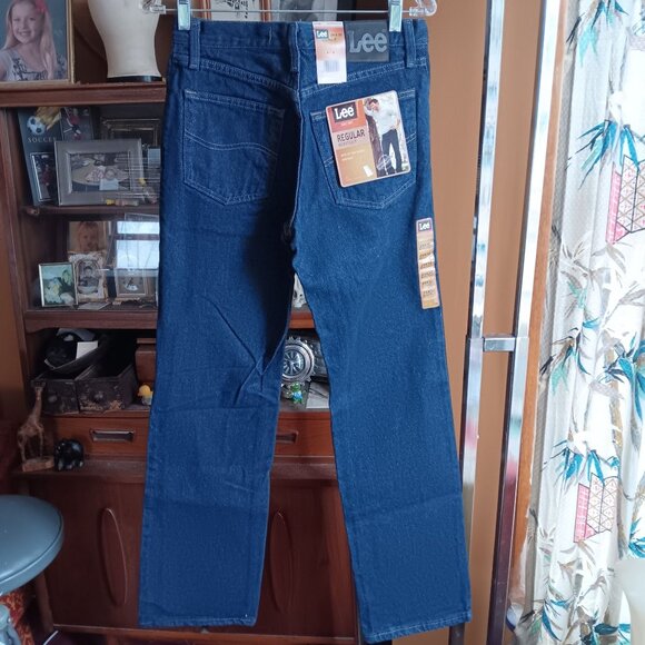 Vintage Mens Bootcut Jeans 29x32 NWT LEE REGULAR PEPPER PREWASH DENIM Y2K USA - Picture 1 of 5
